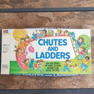 Vintage 1978 Milton Bradley Chutes and Ladders #4555